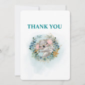 Thank You Card Baby Shower "Baby Koala" Bedankkaart (Voorkant)