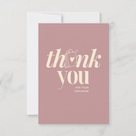 THANK YOU CARD BEDANKKAART