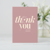 THANK YOU CARD BEDANKKAART (Staand voorkant)