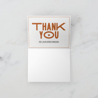 Thank You Card Bedankkaart