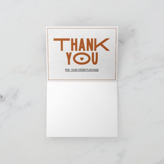 Thank You Card Bedankkaart (Binnen)
