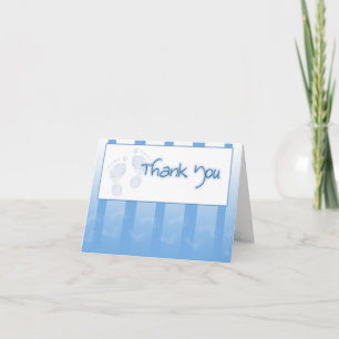 Thank you card - Boy baby shower Bedankkaart