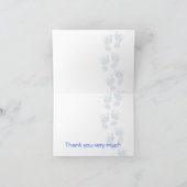 Thank you card - Boy baby shower Bedankkaart (Binnen)