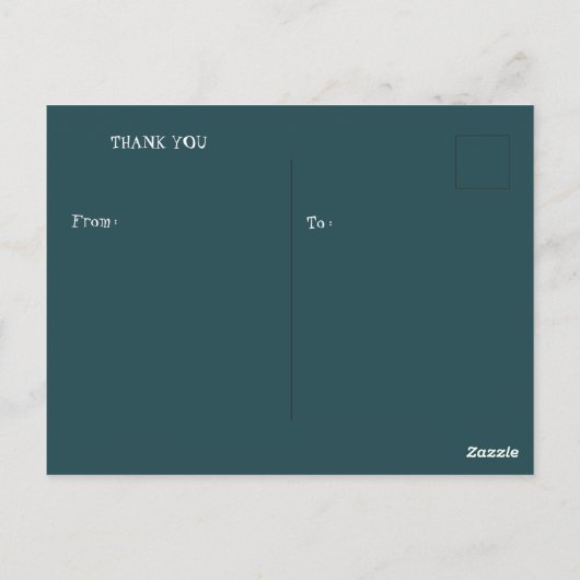THANK YOU CARD BRIEFKAART (Achterkant)