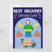 Thank You Card for Amazon UPS FedEx Drivers Bedankkaart (Voorkant)