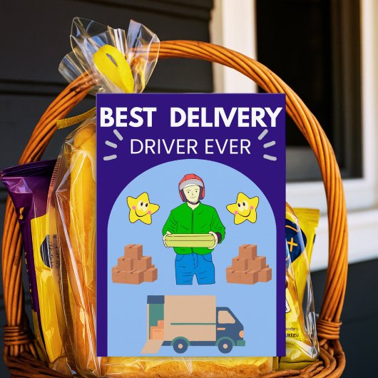 Thank You Card for Amazon UPS FedEx Drivers Bedankkaart