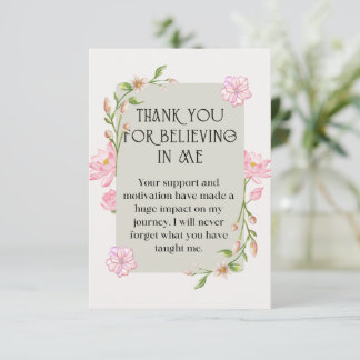 thank you card for teachers bedankkaart