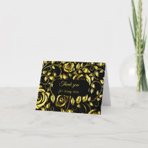 Thank you card-Midnight Elegance collection