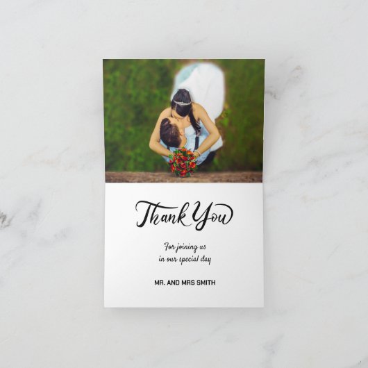 Thank you card note with photo to add (Binnen)