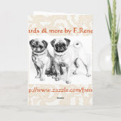 thank you card, ocean theme bedankkaart (Achterkant)