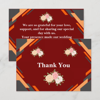 Thank You Card – Simple, Customizable Bedankkaart