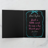 THANK YOU CARD SMILEY FACE BEDANKKAART (Binnen)