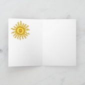 thank you card, sun theme bedankkaart (Binnen)