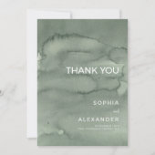  Thank You Card Wedding.  Bedankkaart (Voorkant)