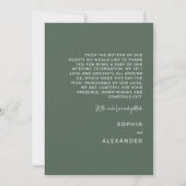  Thank You Card Wedding.  Bedankkaart (Achterkant)