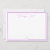 Thank You Card (Zacht Roze) Bedankkaart (Voorkant)