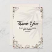 Thank you cards bedankkaart (Voorkant / Achterkant)