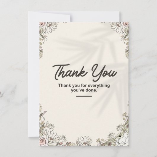Thank you cards bedankkaart (Voorkant)