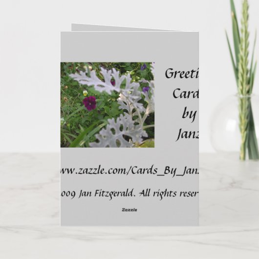 Thank You Cards beroemd gemaakt door Janz Bedankkaart (Achterkant)