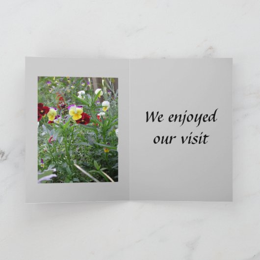 Thank You Cards beroemd gemaakt door Janz Bedankkaart (Binnen)