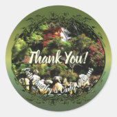 Thank You Casa Bonita 0759 Ronde Sticker (Voorkant)