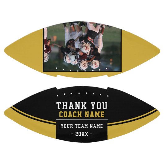 Thank you Coach Gift Team Photo & Name American Football (Panelen)