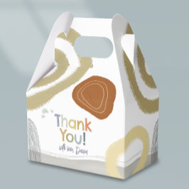 Thank You Colorful Modern Birthday boy Favor Box Bedankdoosjes