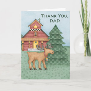 Thank You Dad - Greeting Card Bedankkaart
