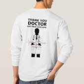 thank you doctor for your concern t-shirt (Achterkant)