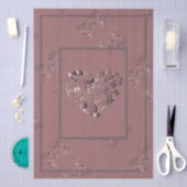 "Thank you" Dusty Rose Tissuepapier (Craft)