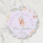 Thank you Fairy Much Fairy 1st Birthday Magical Bedankjes Labels (Voorkant)