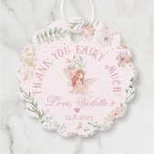 Thank you Fairy Much Fairy 1st Birthday Magical Bedankjes Labels (Voorkant)