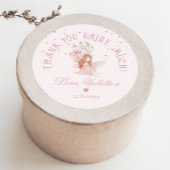 Thank you Fairy Much Fairy 1st Birthday Magical Ronde Sticker