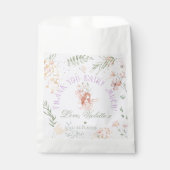 Thank you Fairy Much Fairy 1st Birthday Purple Bedankzakje (Voorkant)