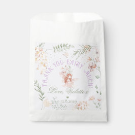 Thank you Fairy Much Fairy 1st Birthday Purple Bedankzakje