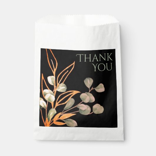 Thank you favor bags bedankzakje (Voorkant)
