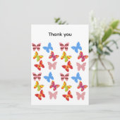 Thank you Flat Greeting Card Kaart (Staand voorkant)
