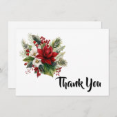 Thank You Flat Note Card Notitiekaartje (Voorkant / Achterkant)