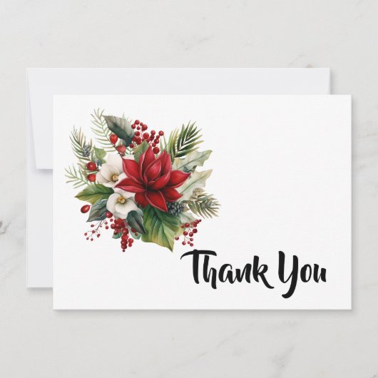 Thank You Flat Note Card Notitiekaartje (Voorkant)