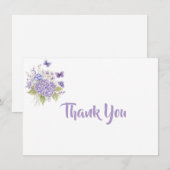 Thank You Flat Note Card Notitiekaartje (Voorkant / Achterkant)