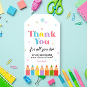 Thank You for All You Do Teacher Appreciation Cadeaulabel