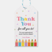 Thank You for All You Do Teacher Appreciation Cadeaulabel (Voorkant)