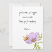 Thank You for Bee-ing Awesome Card Bedankkaart (Achterkant)