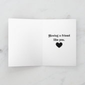 Thank you for being a Friend Kaart (Binnen)