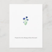 Thank You For Being A Nice Person Card Briefkaart (Voorkant)