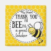 Thank you for being an awesome teacher gift magneet (Voorkant)