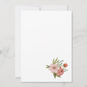 Thank you for coming card, rustic baby carriage bedankkaart (Achterkant)