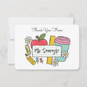 Thank You For Everything - Teaching Assistant Bedankkaart (Voorkant)