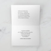 Thank You for Expression of Sympathy Kaart (Binnen)