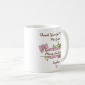 Thank You for Helping Me Grow Teacher Appreciation Koffiemok (Voorkant rechts)